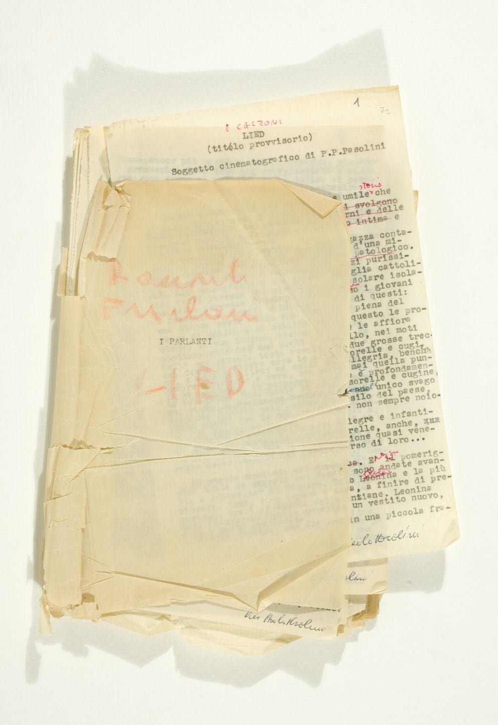 Pier Paolo Pasolini for Another Man W/S26