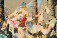 Staggered Paintings by Matthew Stone